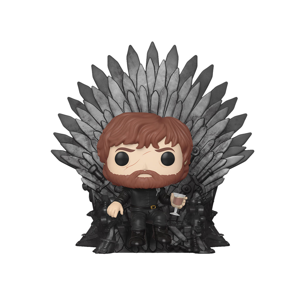 Image produit Game of Thrones - Tyrion Lannister avec le trône de fer Figurine Funko Pop