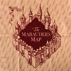 Image produit Harry Potter - Carte des Maraudeurs & Set de torchons Hogwarts