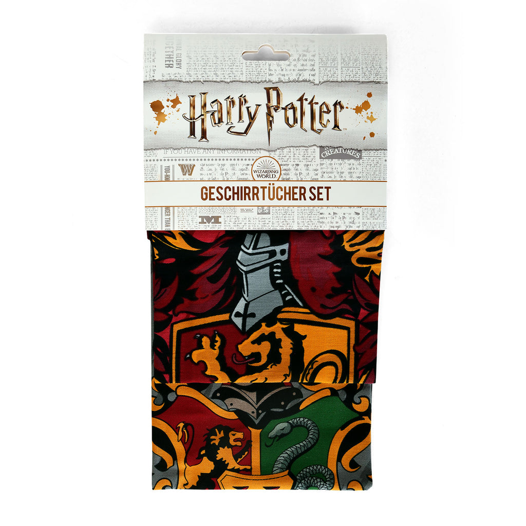 Image produit Harry Potter - Gryffondor & Hogwarts Set de torchons