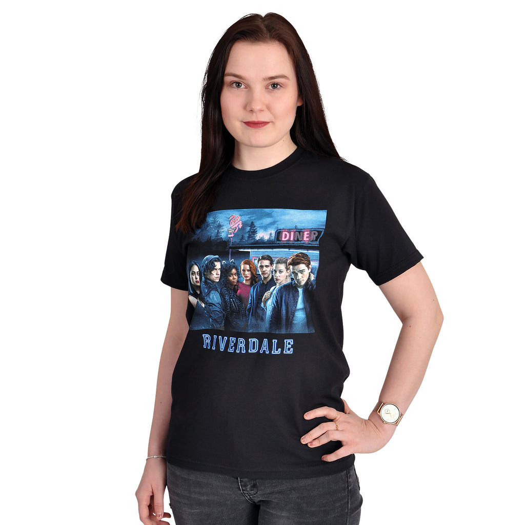 Image produit Riverdale - T-shirt de couverture de saison noir