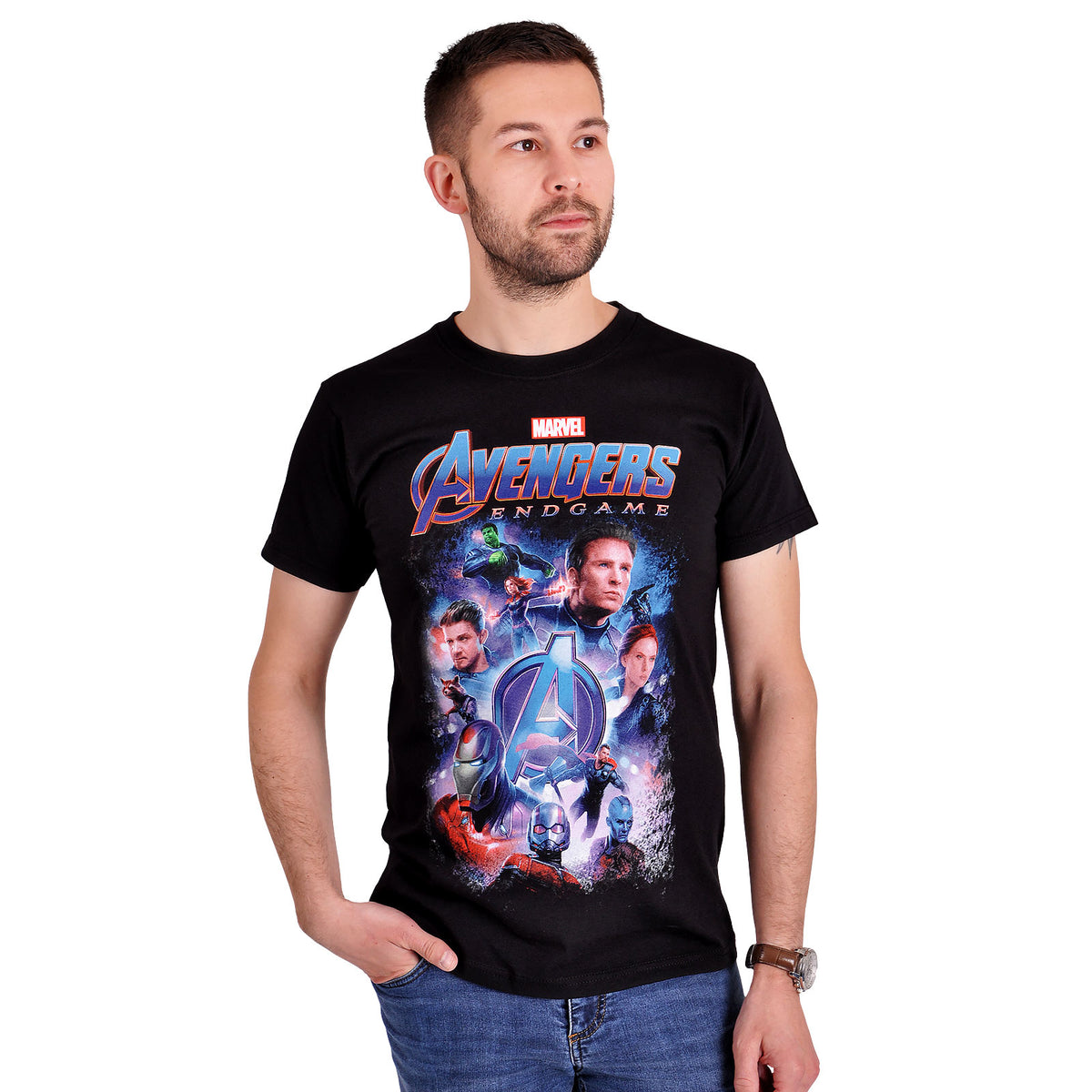 Image produit Avengers - T-shirt collage Endgame noir