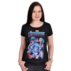Image produit Avengers - T-shirt collage Endgame pour femmes noir