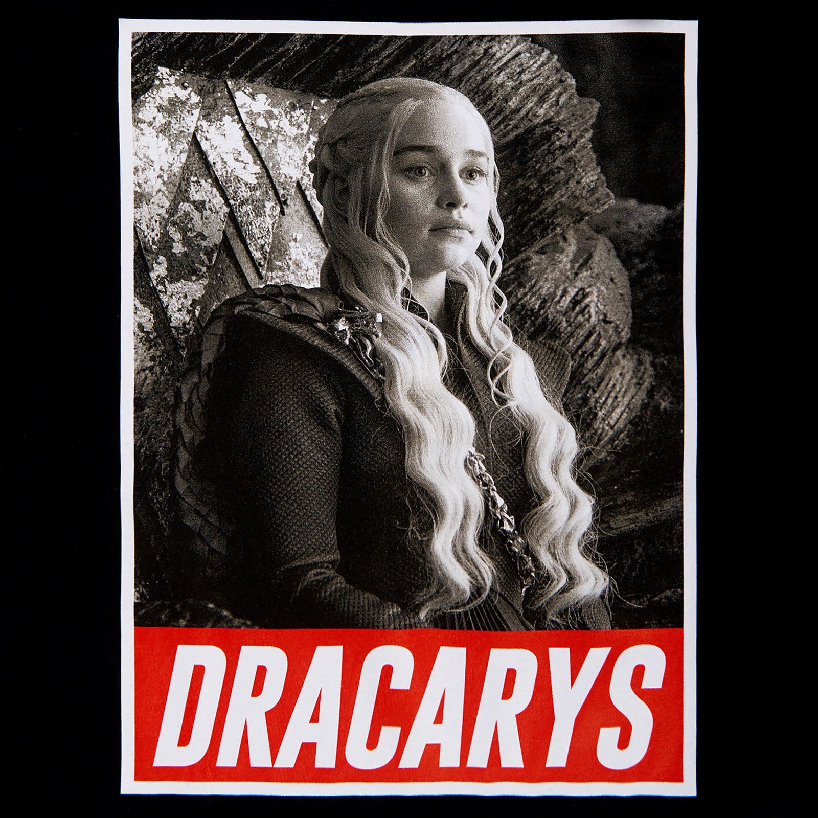 Image produit Game of Thrones - T-Shirt Daenerys Dracarys noir