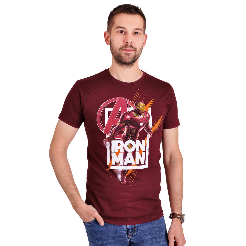 Image produit Avengers - Iron Man Fly T-Shirt rouge
