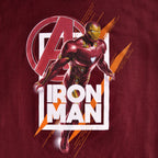 Image produit Avengers - Iron Man Fly T-Shirt rouge