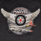 Product image Captain Marvel - Air Force Pilot T-Shirt Grey