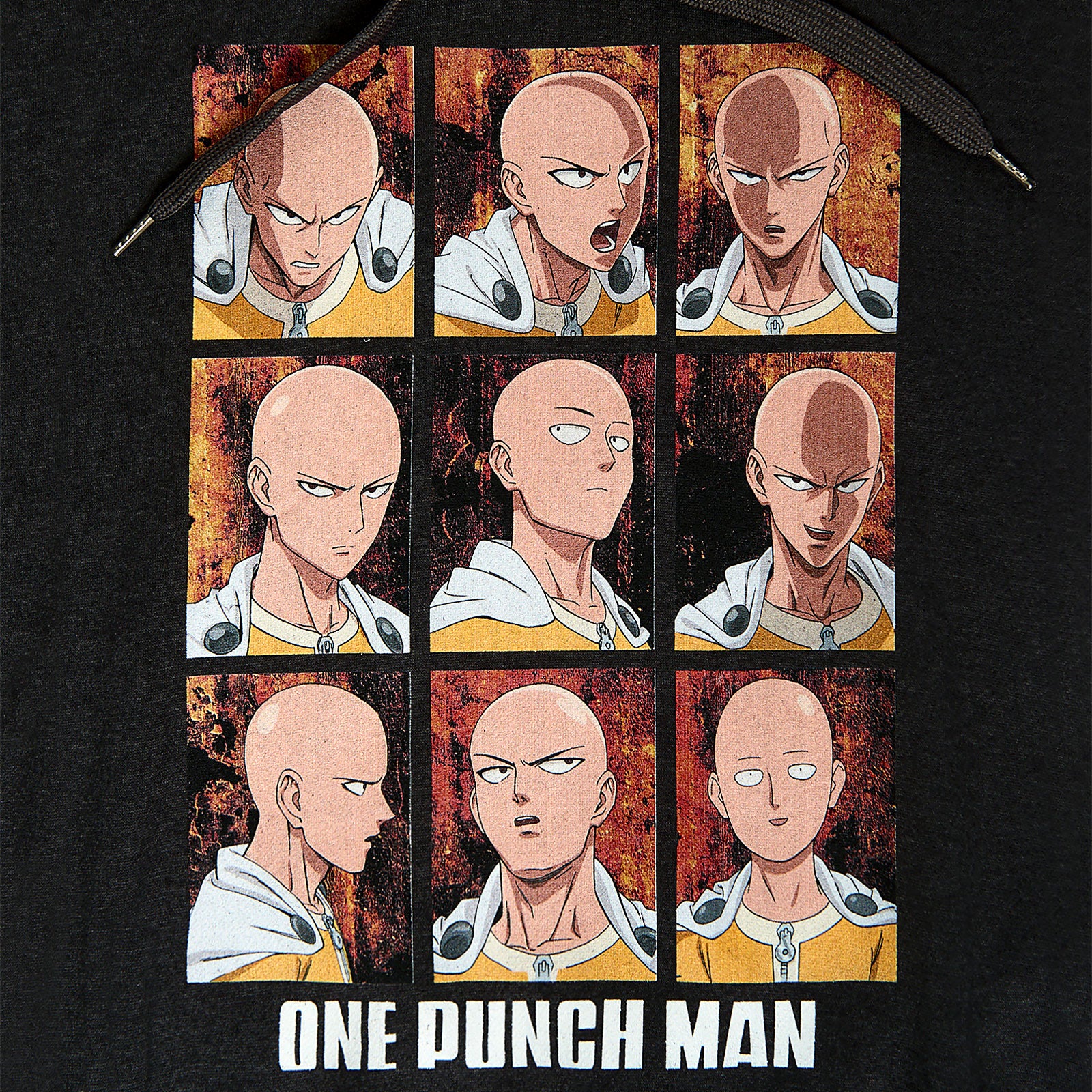 Image produit One Punch Man - Emotions de Saitama Hoodie gris