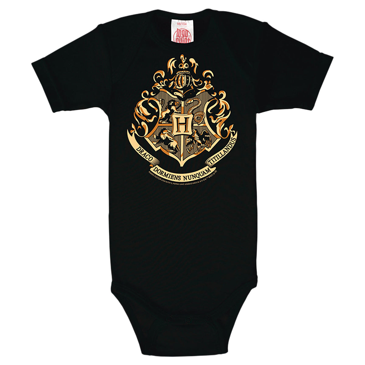 Image produit Harry Potter - Body bébé blason de Poudlard noir