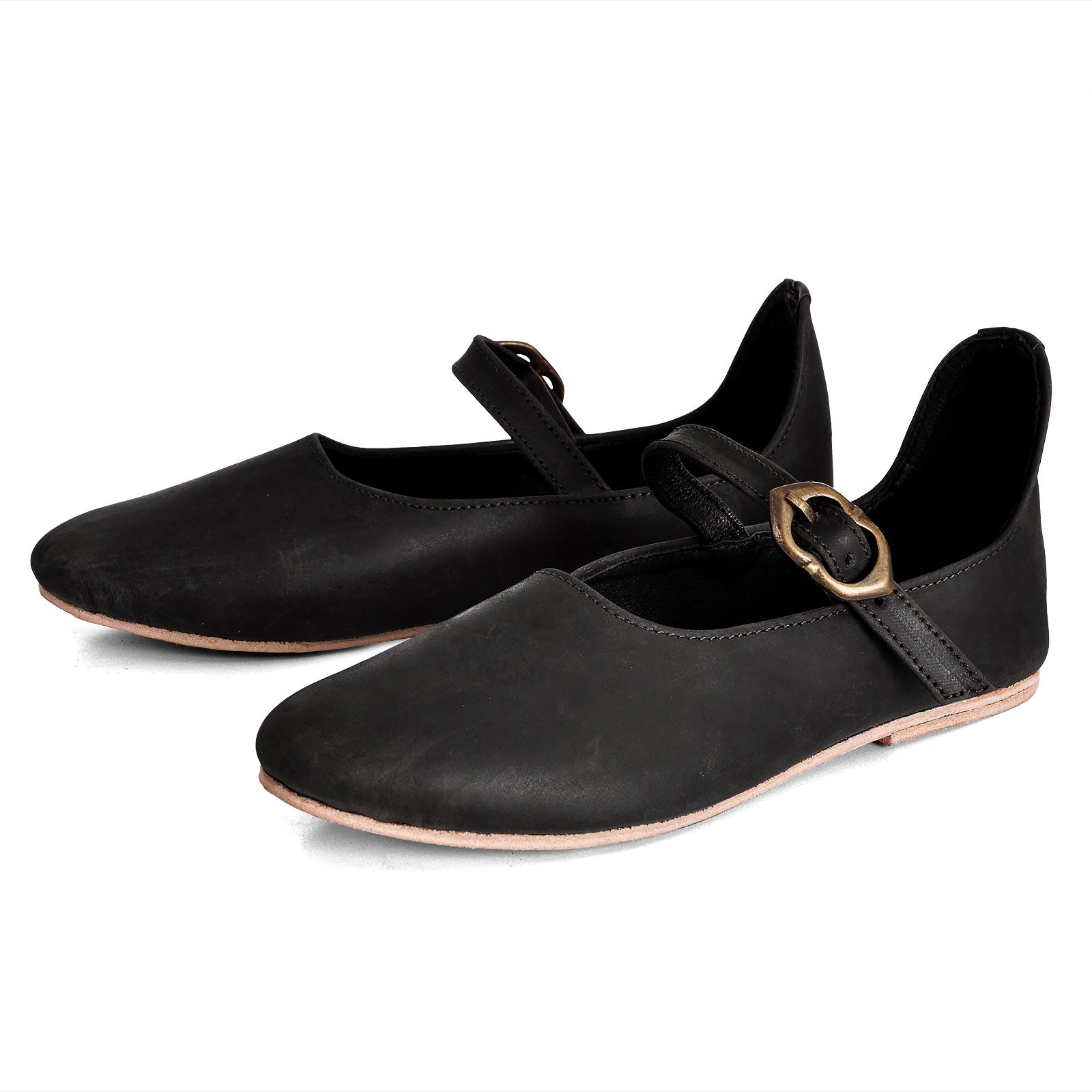 Image produit Chaussures Médiévales Cecilie Femme Noir