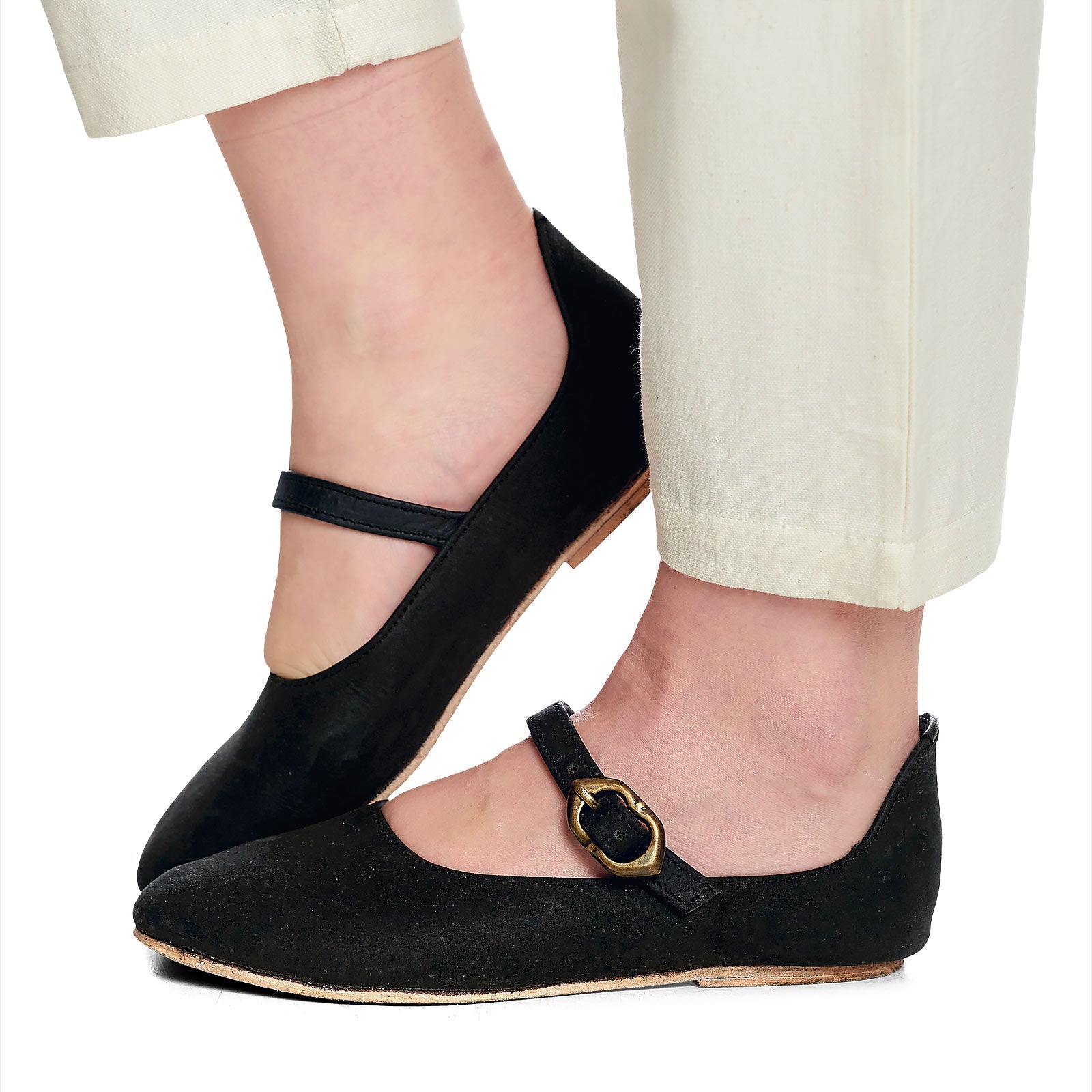Image produit Chaussures Médiévales Cecilie Femme Noir