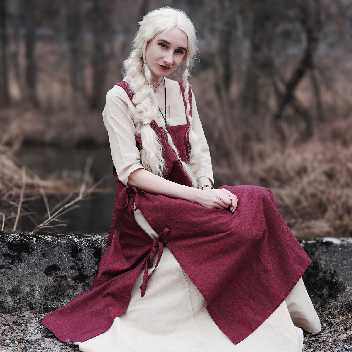 Image produit Sous-robe médiévale Silja beige