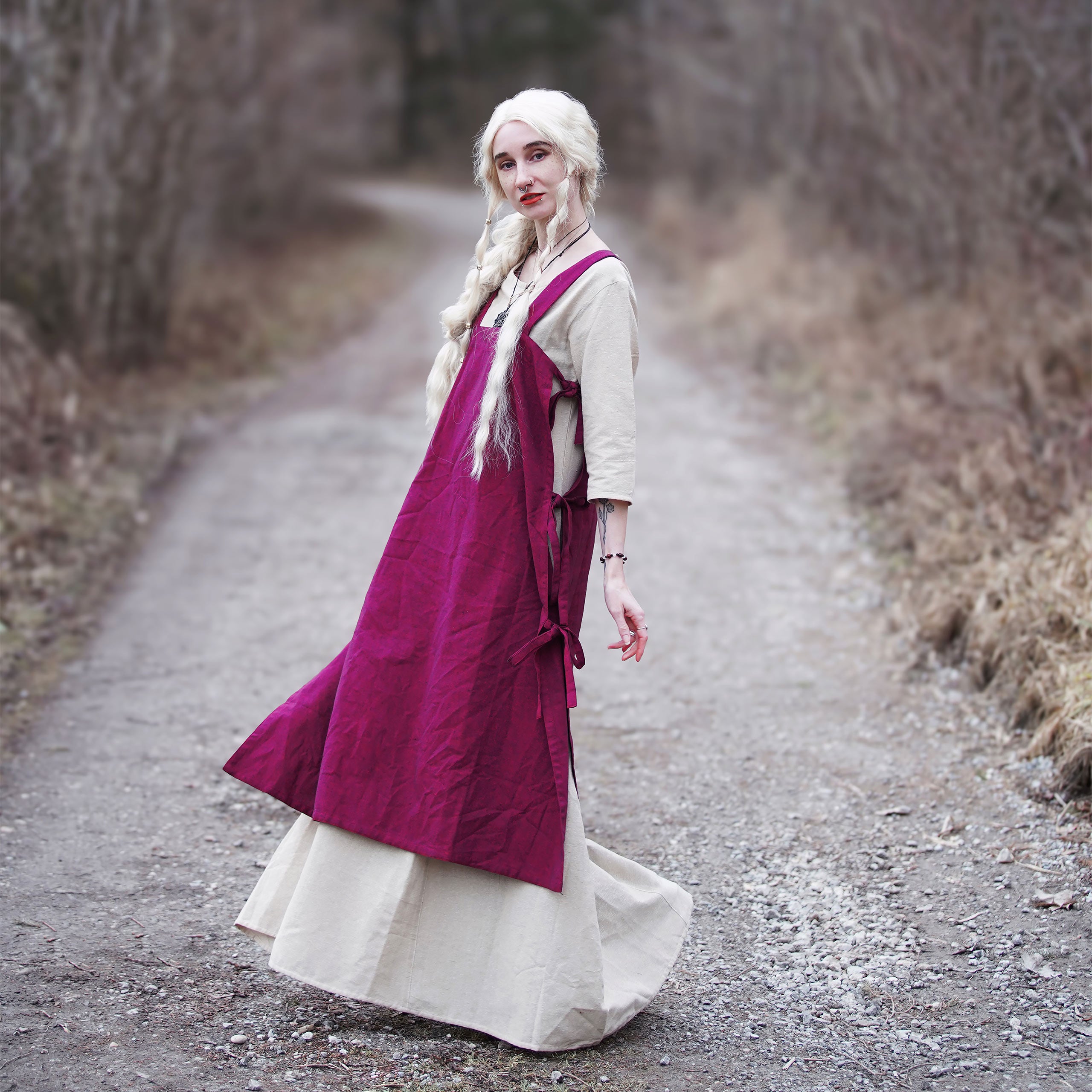Image produit Sous-robe médiévale Silja beige