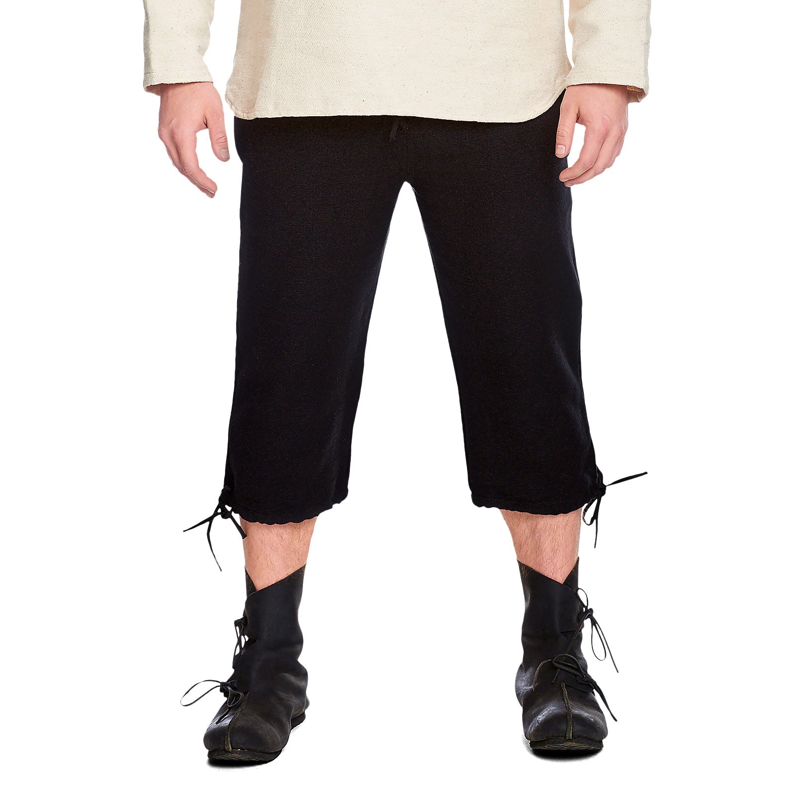 Image produit Pantalon médiéval à genoux Veli noir