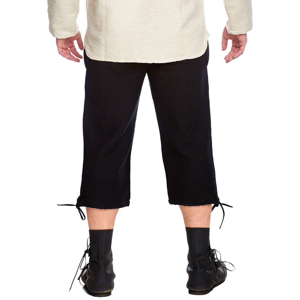 Image produit Pantalon médiéval à genoux Veli noir