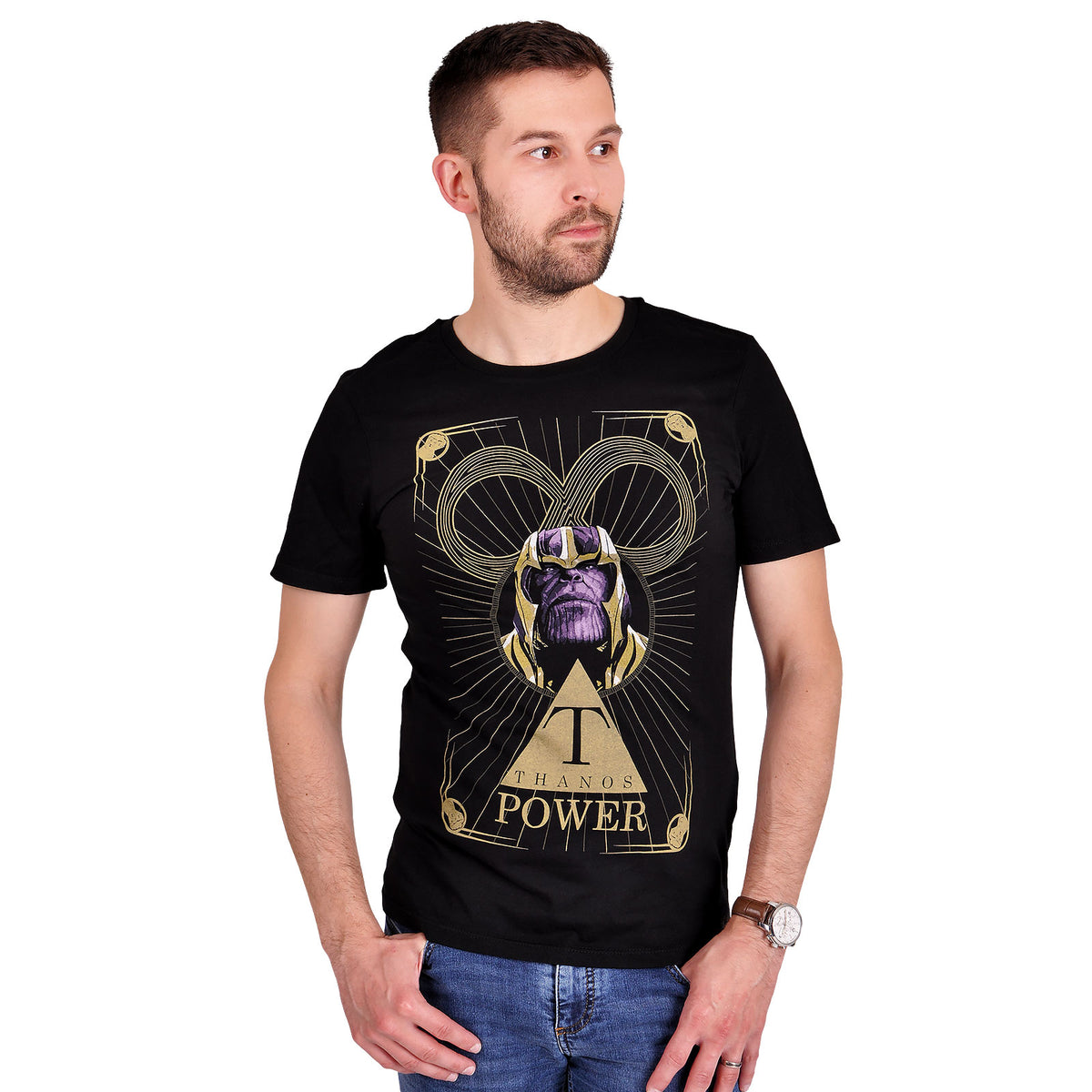 Image produit Avengers - T-shirt Thanos Power noir
