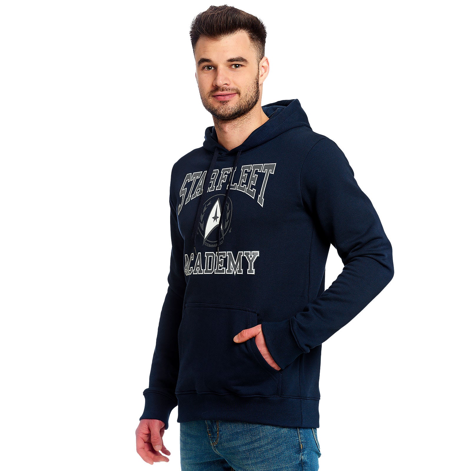 Image produit Star Trek - Sweat à capuche bleu de l'Académie Starfleet