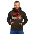 Image produit Jurassic Park - Sweat à capuche vert avec logo