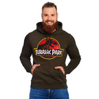 Image produit Jurassic Park - Sweat à capuche vert avec logo
