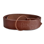 Image produit Ceinture médiévale à anneau avec embossage Marteau de Thor marron