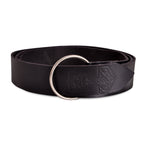 Image produit Ceinture médiévale à anneau avec embossage Marteau de Thor noire
