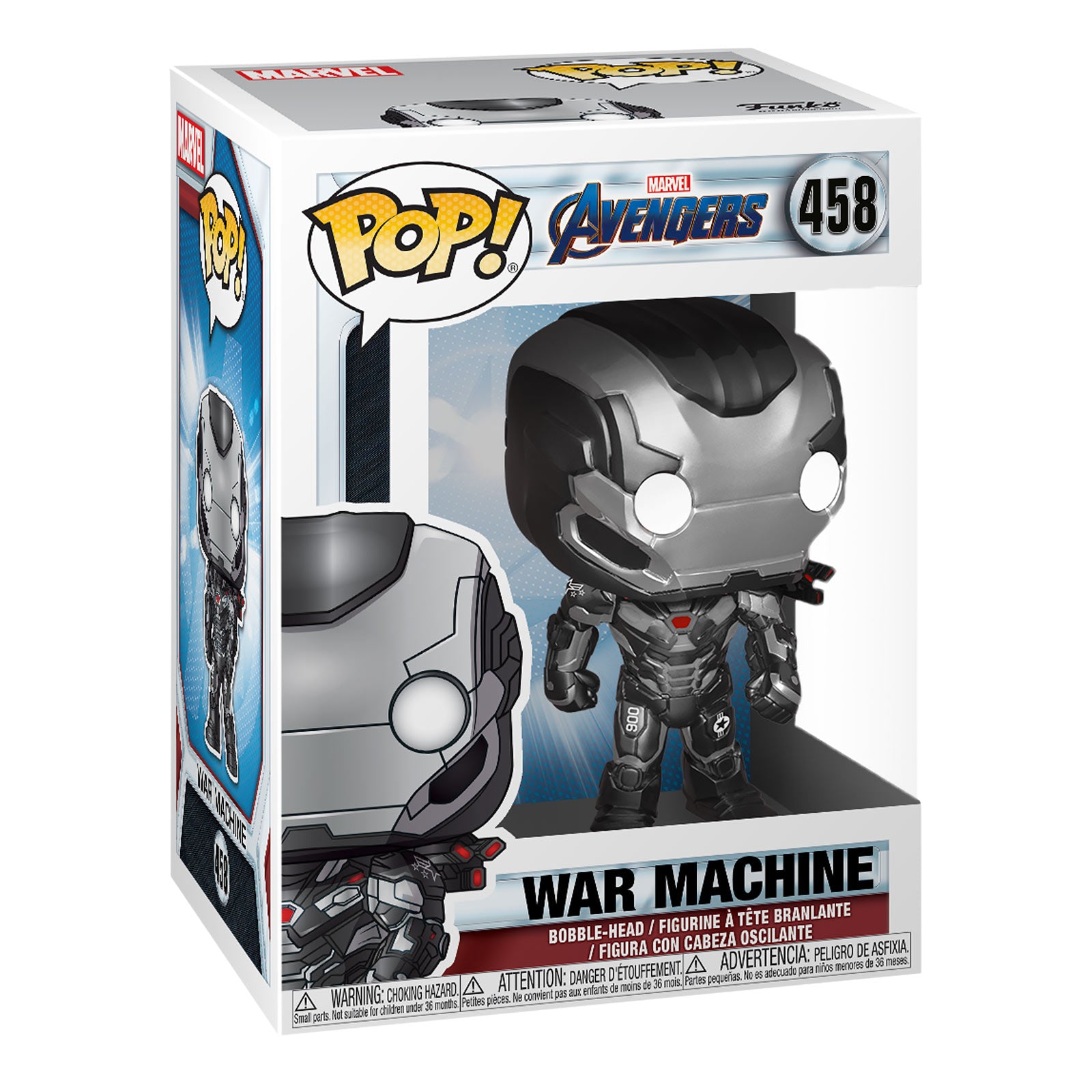 Image produit Avengers - War Machine Endgame Figurine Funko Pop à tête branlante