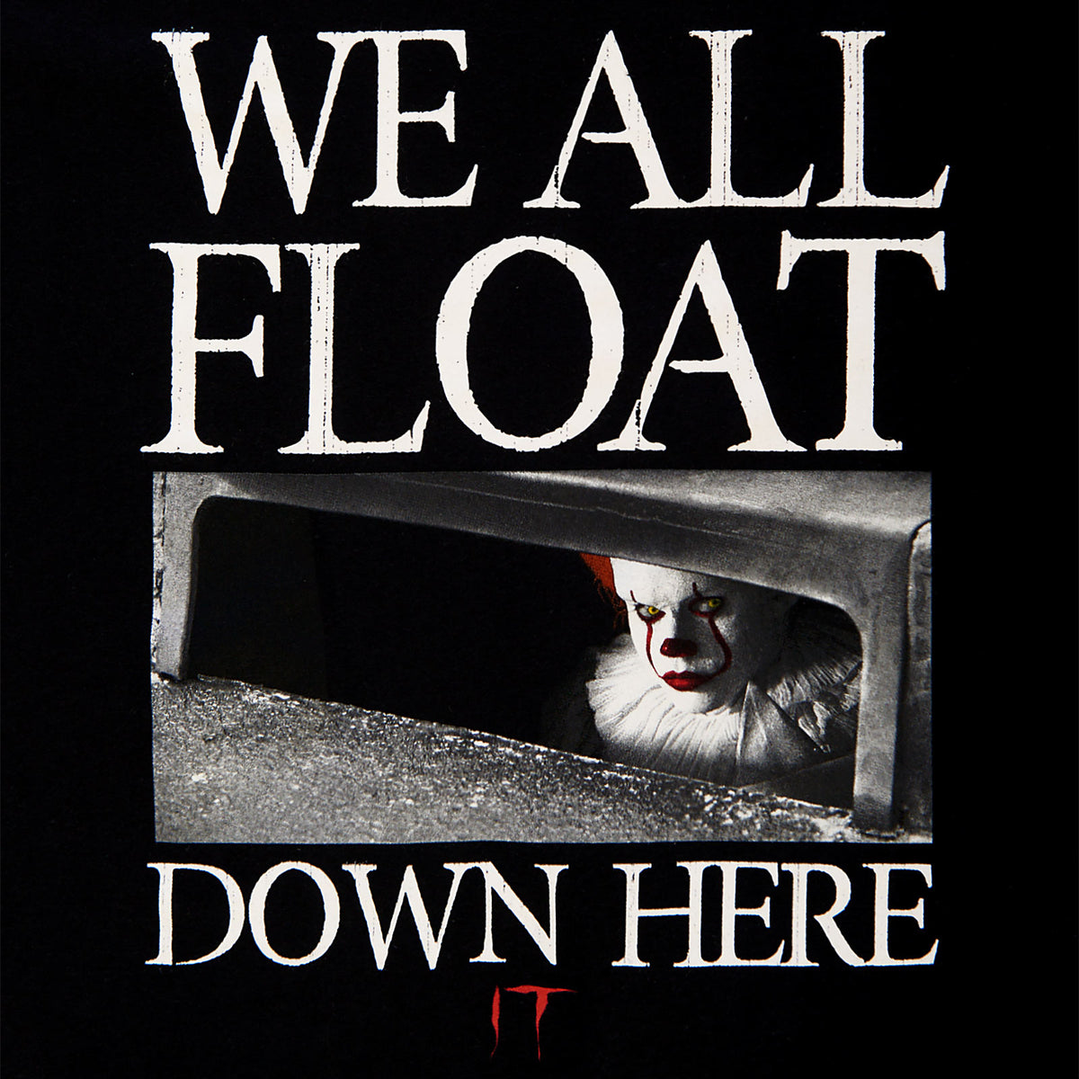 Image produit Stephen King's ÇA - T-shirt Pennywise Nous flottons tous ici