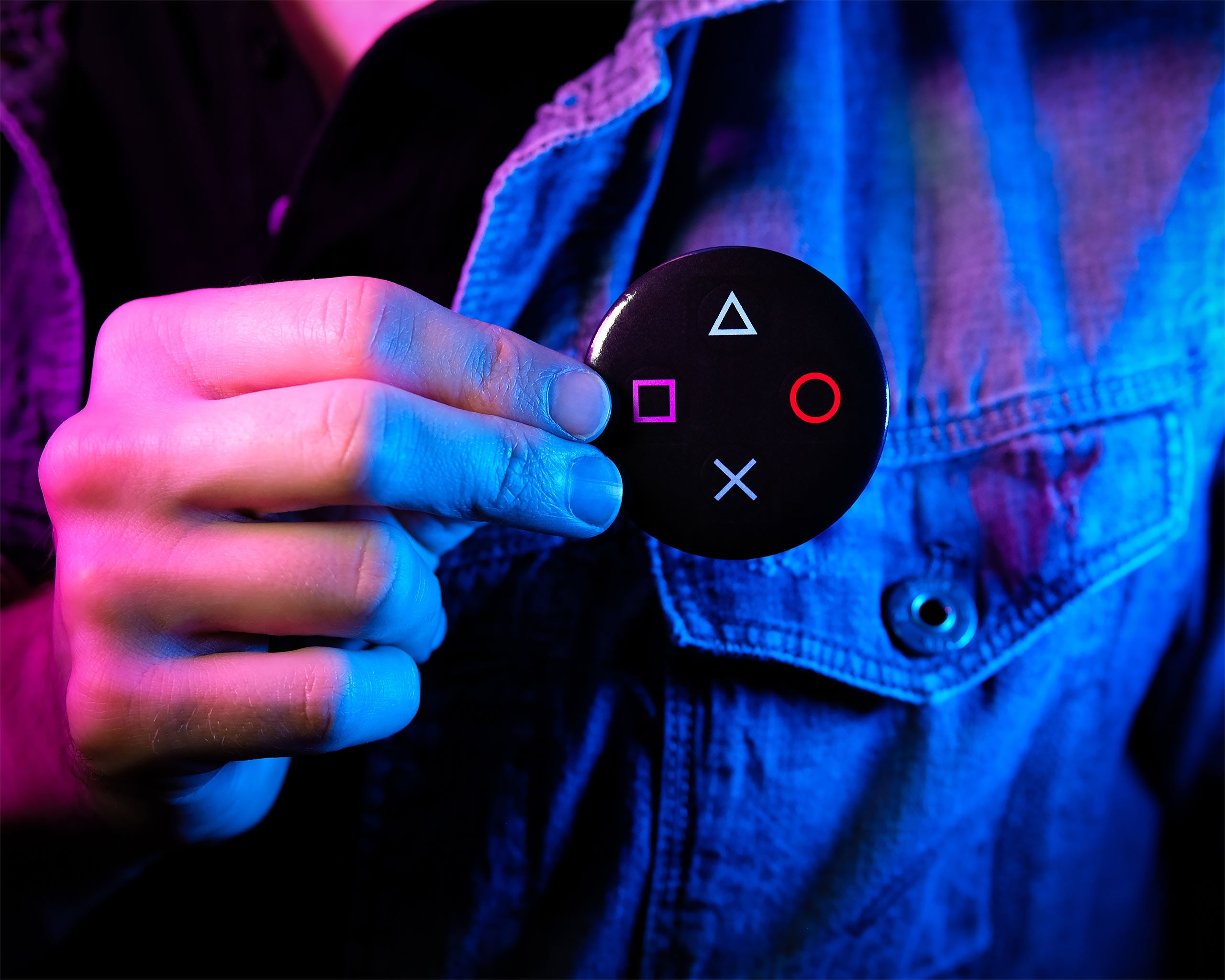 Image produit Badge pour les fans de PlayStation