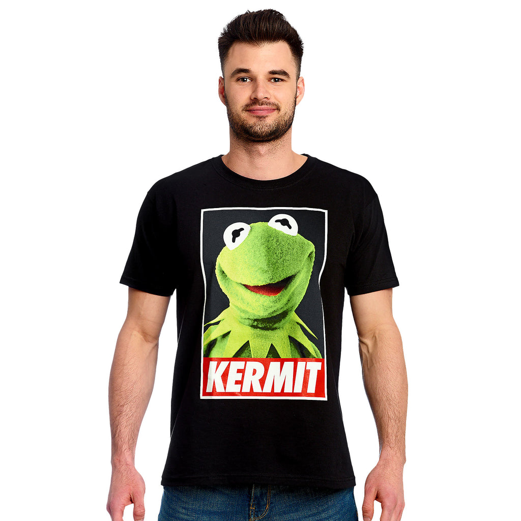 Image produit Muppets - T-shirt Poster Kermit noir