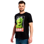 Image produit Muppets - T-shirt Poster Kermit noir
