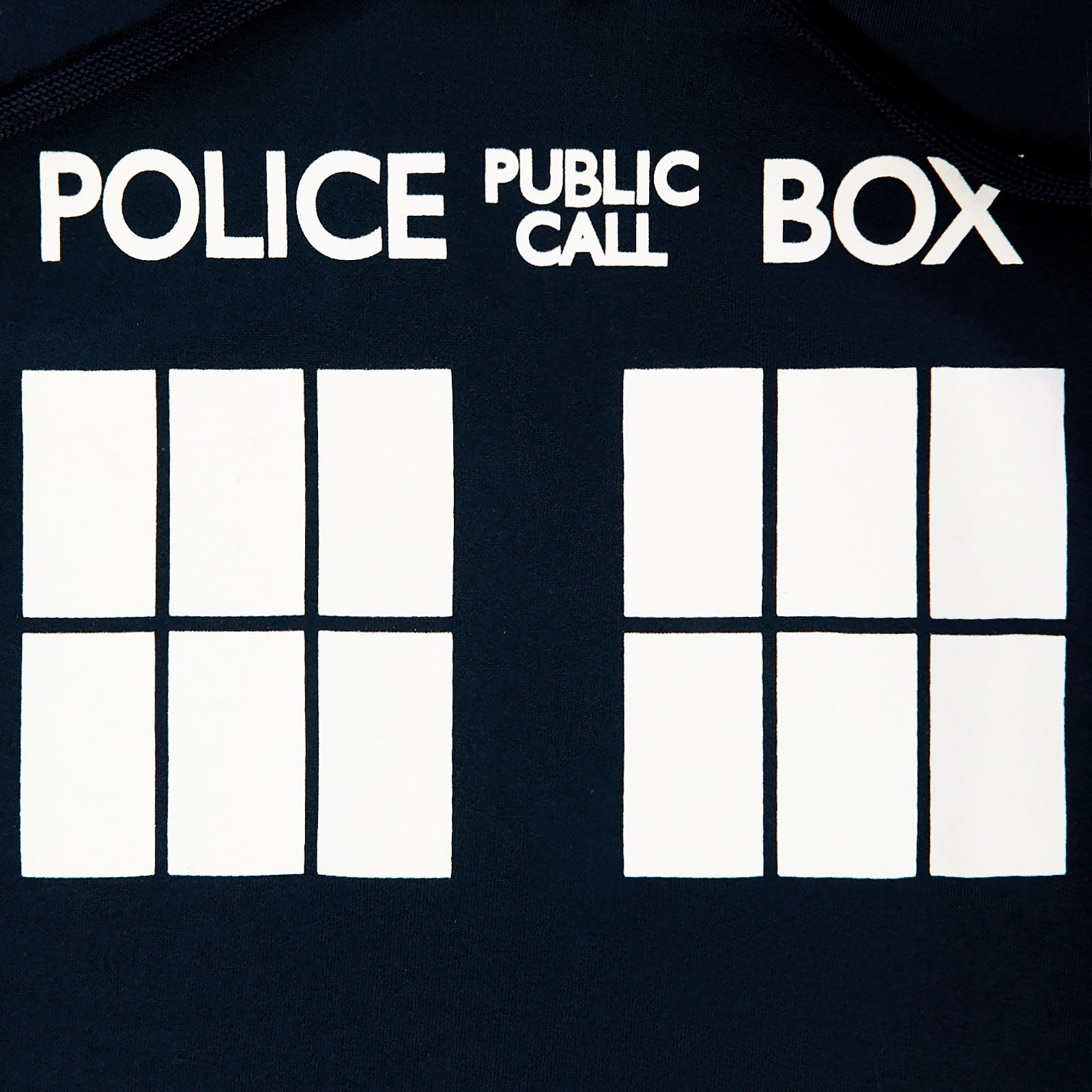 Image produit Doctor Who - Tardis Police Box Hoodie bleu