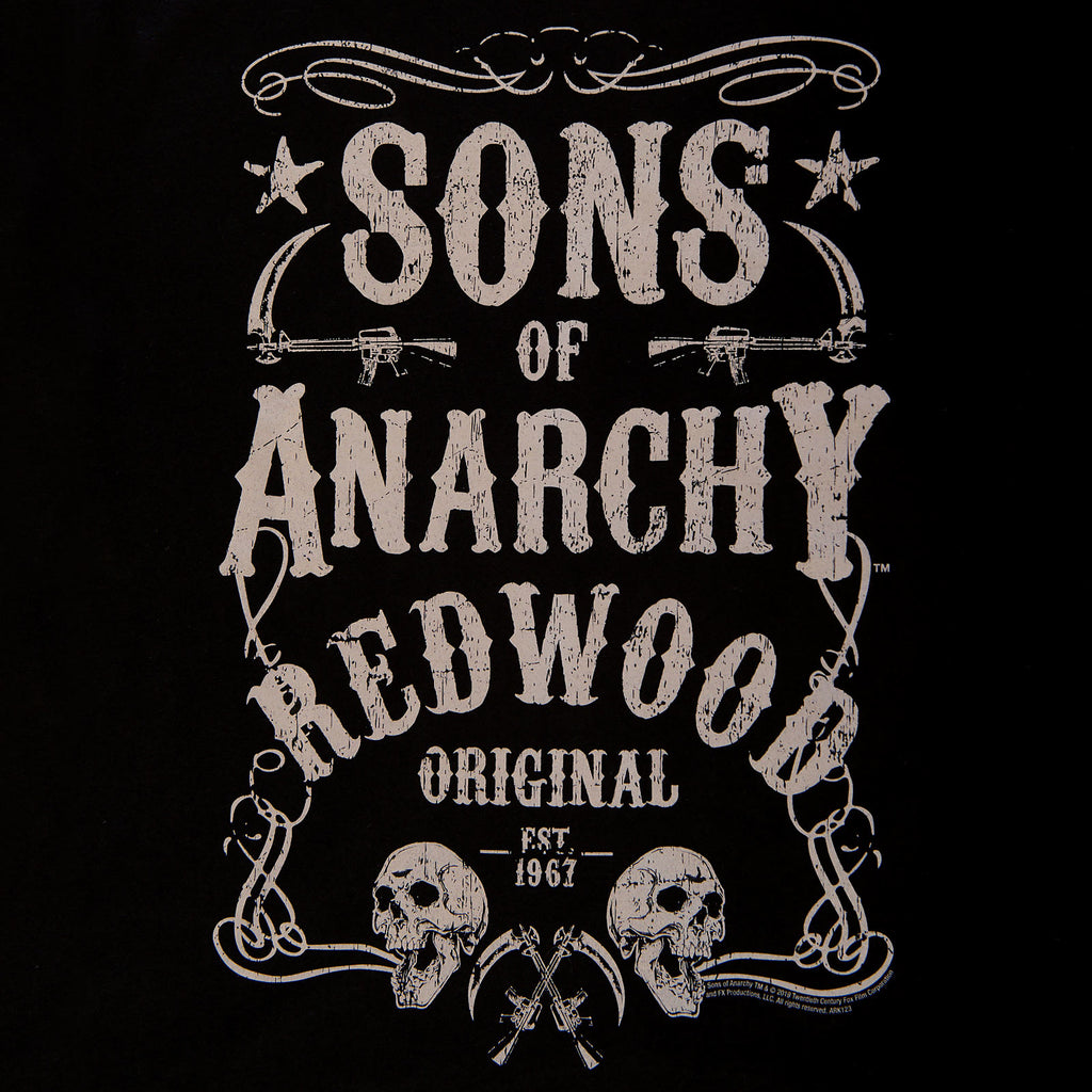 Image produit Sons of Anarchy - Redwood Original Est. 1967 T-Shirt noir