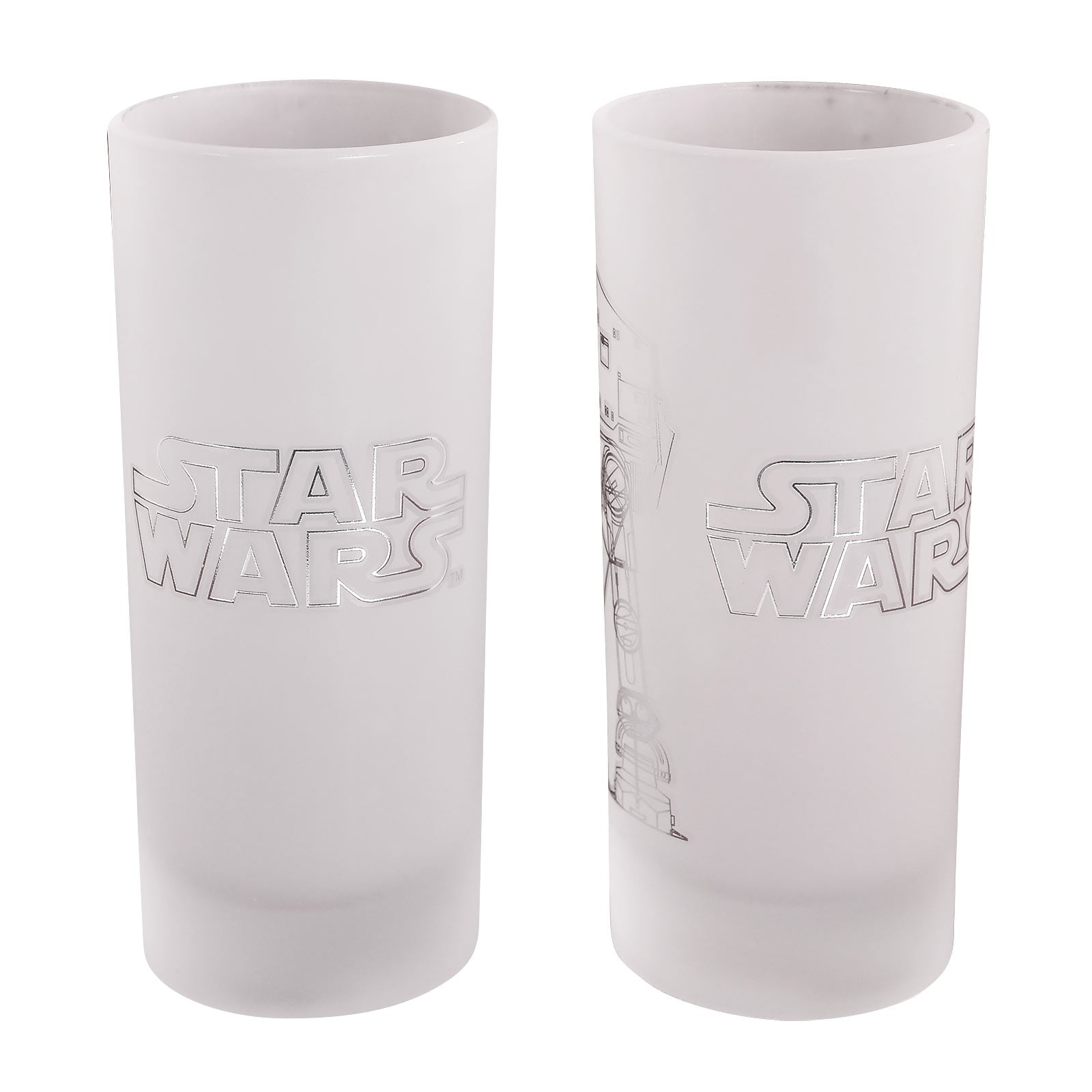 Image produit Star Wars - Ensemble de verres Étoile de la Mort et AT-AT Walker