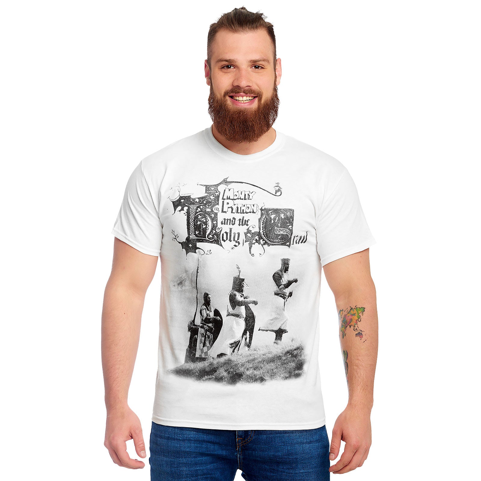 Image produit Monty Python - Les Chevaliers de la Noix de Coco T-Shirt blanc