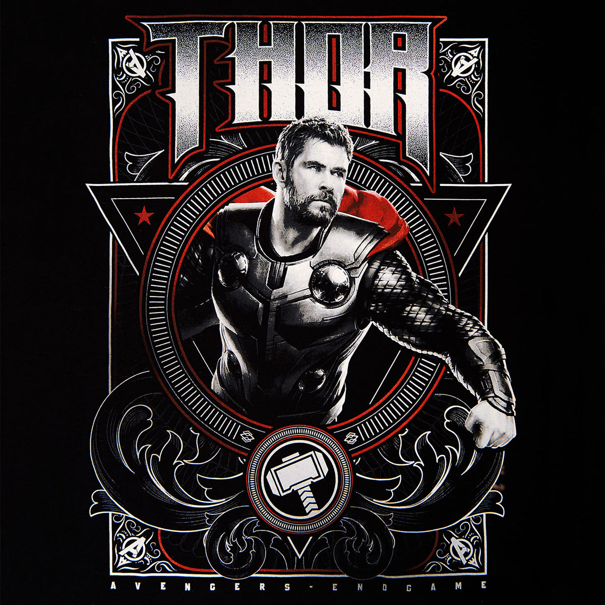 Image produit Avengers - T-shirt Thor Endgame noir