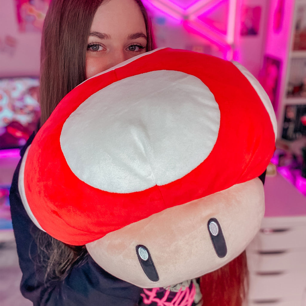 Image produit Super Mario - Super Champignon Peluche Figurine XL