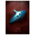 Image produit Poster en métal Ocarina of Time pour les fans de Zelda