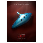 Image produit Poster en métal Ocarina of Time pour les fans de Zelda