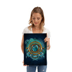 Image produit Tourner le temps Tordre l'espace Affiche métallique pour les fans de Doctor Who