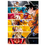 Image produit Poster métallique Goku pour les fans de Dragon Ball