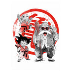 Image produit Poster métallique Kame School pour les fans de Dragon Ball