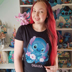 Image produit Lilo & Stitch - Ohana T-shirt pour femmes noir