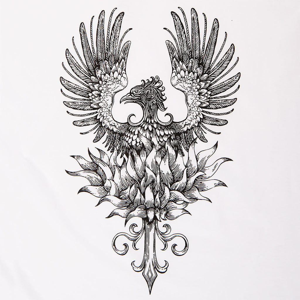 Image produit Harry Potter - T-shirt Phénix pour femmes blanc