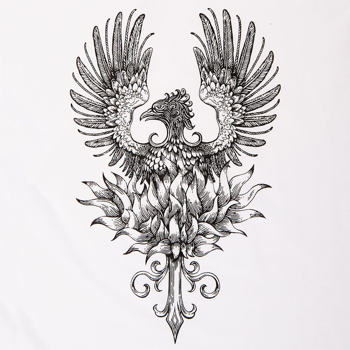 Image produit Harry Potter - T-shirt Phénix pour femmes blanc