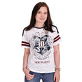 Image produit Harry Potter - T-shirt femme blanche avec blason de Poudlard