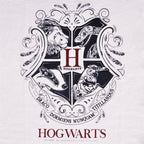 Image produit Harry Potter - T-shirt femme blanche avec blason de Poudlard