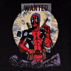 Image produit Deadpool - T-shirt Wanted noir