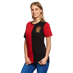Image produit Harry Potter - T-shirt de tournoi Gryffondor rouge-noir
