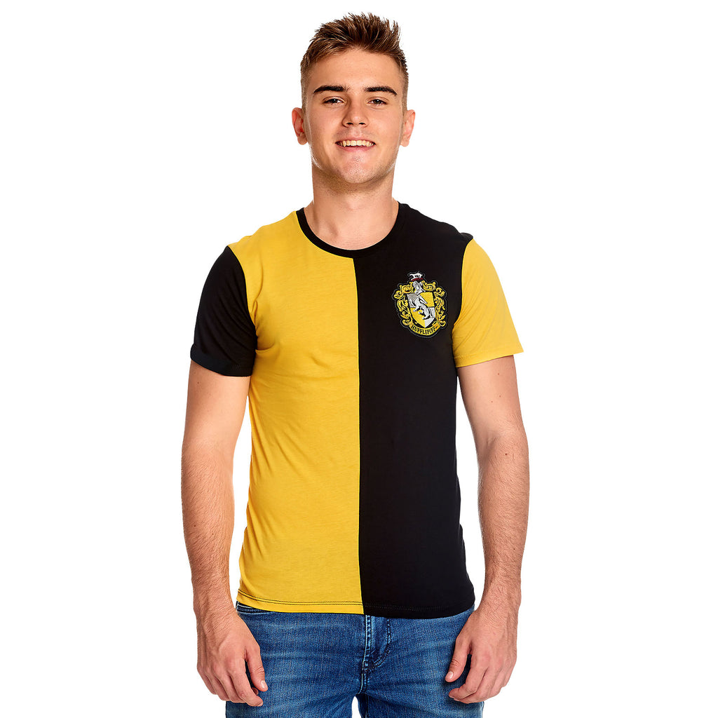 Image produit Harry Potter - T-shirt de tournoi Hufflepuff jaune-noir