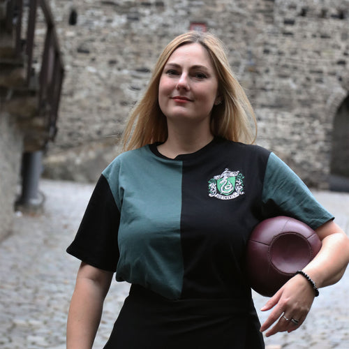 Image produit Harry Potter - T-shirt du tournoi Slytherin vert-noir