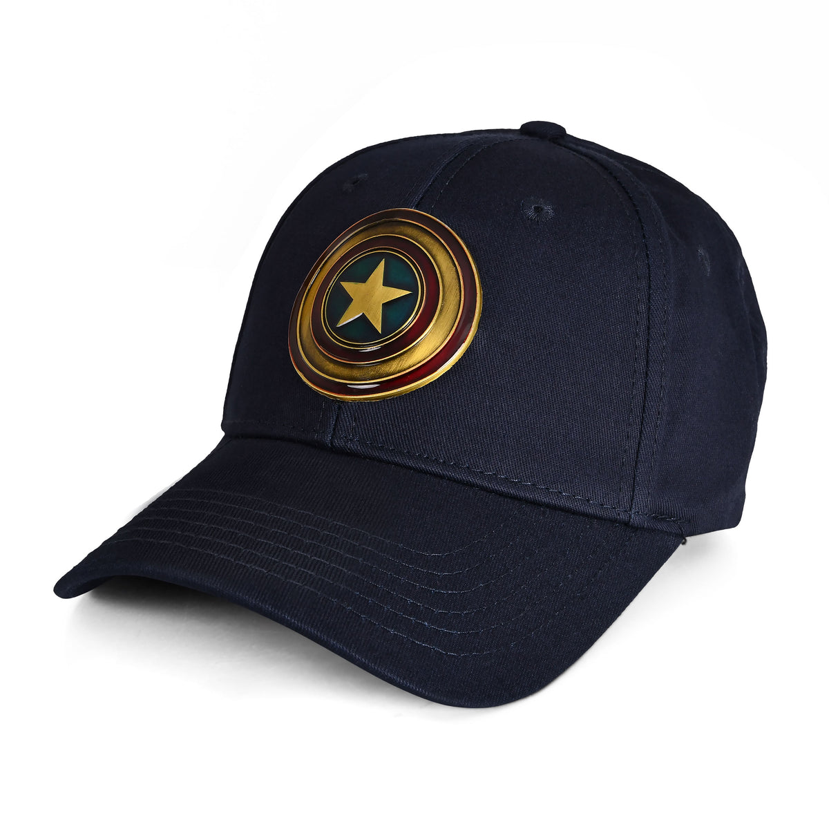 Image produit Captain America - Casquette Logo Métal Bouclier bleue